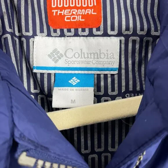Columbia Thermal Coil Winter Jacket Bue Women's Size Medium - Picture 4 of 11